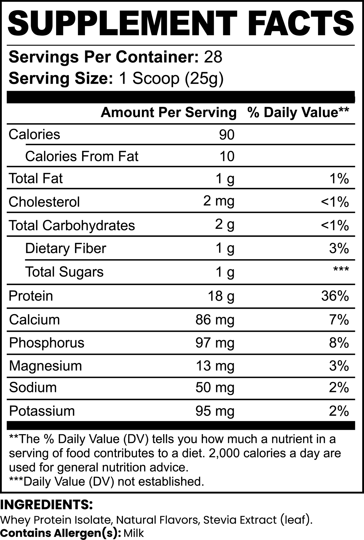 Pure ELITE 100% Whey Isolate Fuel