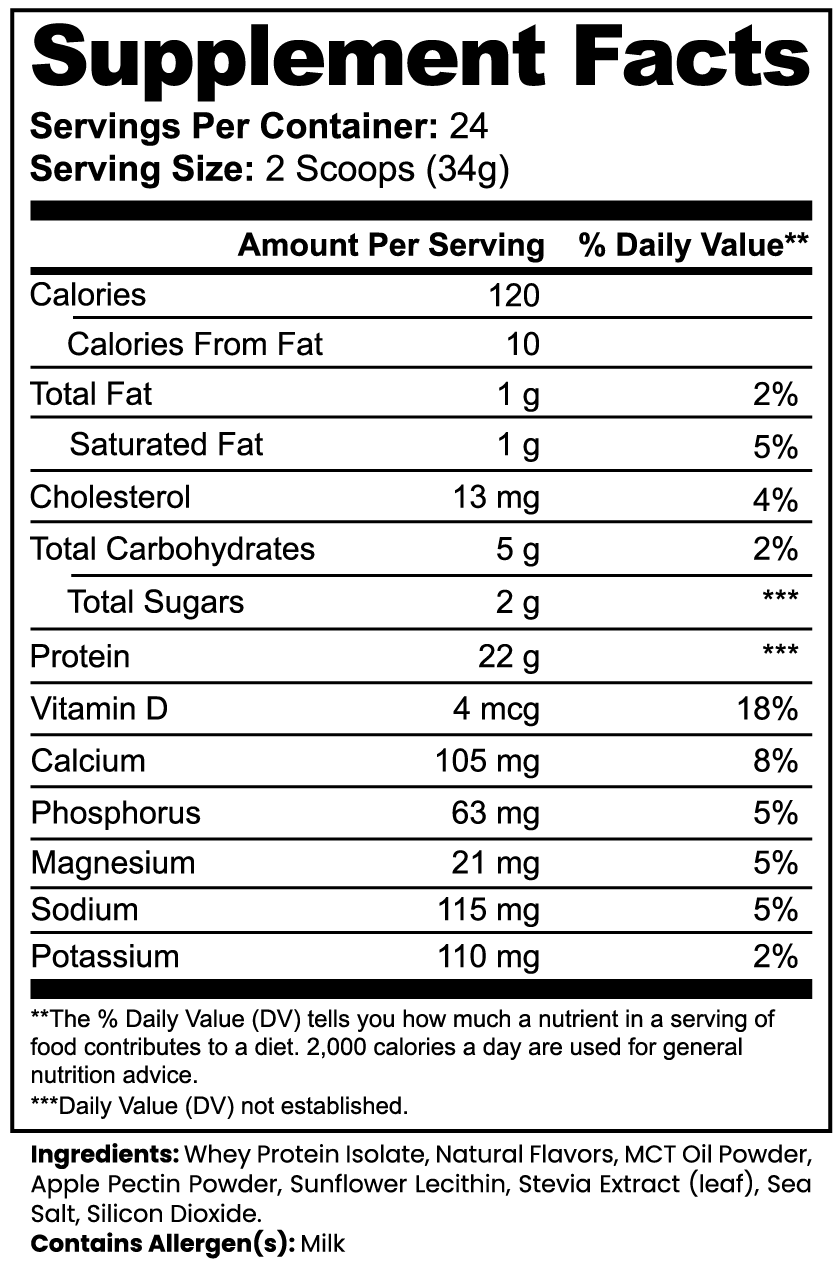Elite 100% Whey Isolate Fuel 28.40oz./805g