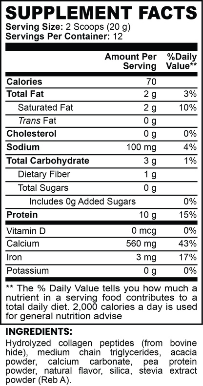 Grass-Fed Collagen Creamer